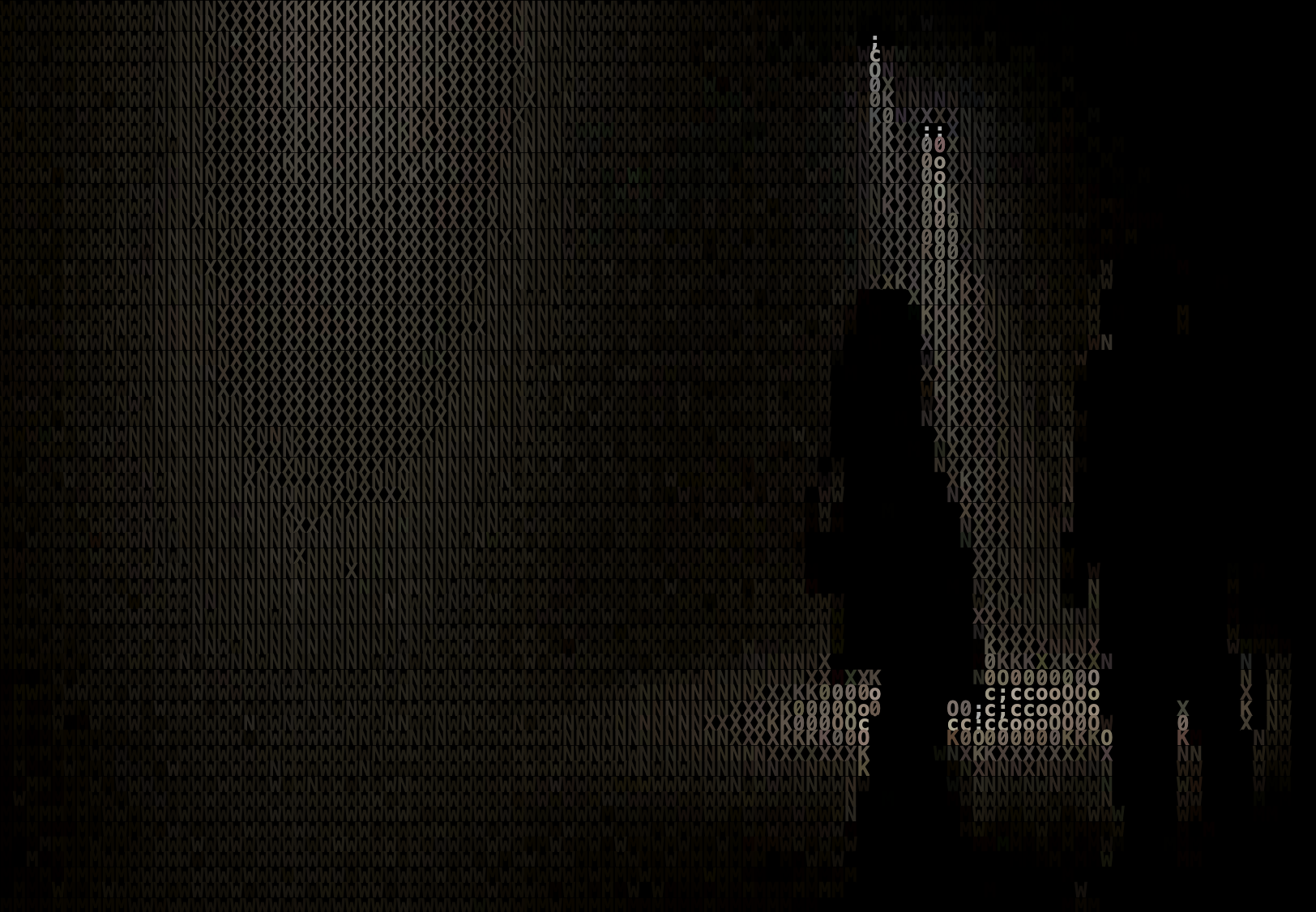 Dark typographic interior scene with a bright vertical light and a silhouetted seated figure.